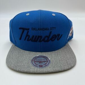 Oklahoma City Thunder NBA Mitchell & Ness adjustable Snapback hat
